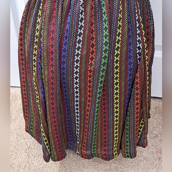 Jack Striped Dress With A Sweetheart Neckline  Size M - Picture 3 of 13